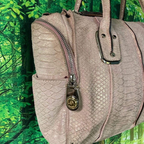 B Makowsky Pink Sand Suede Handbag. Gorgeous!!!!!! - Picture 2 of 14